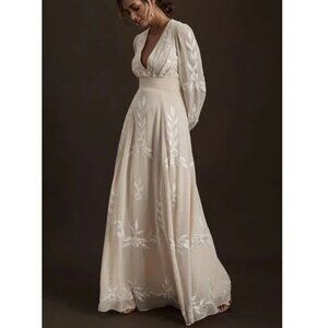 BHLDN Belize Dress - Oyster - Size 6 - NWT